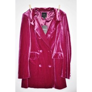 Forever 21 magenta blazer dress